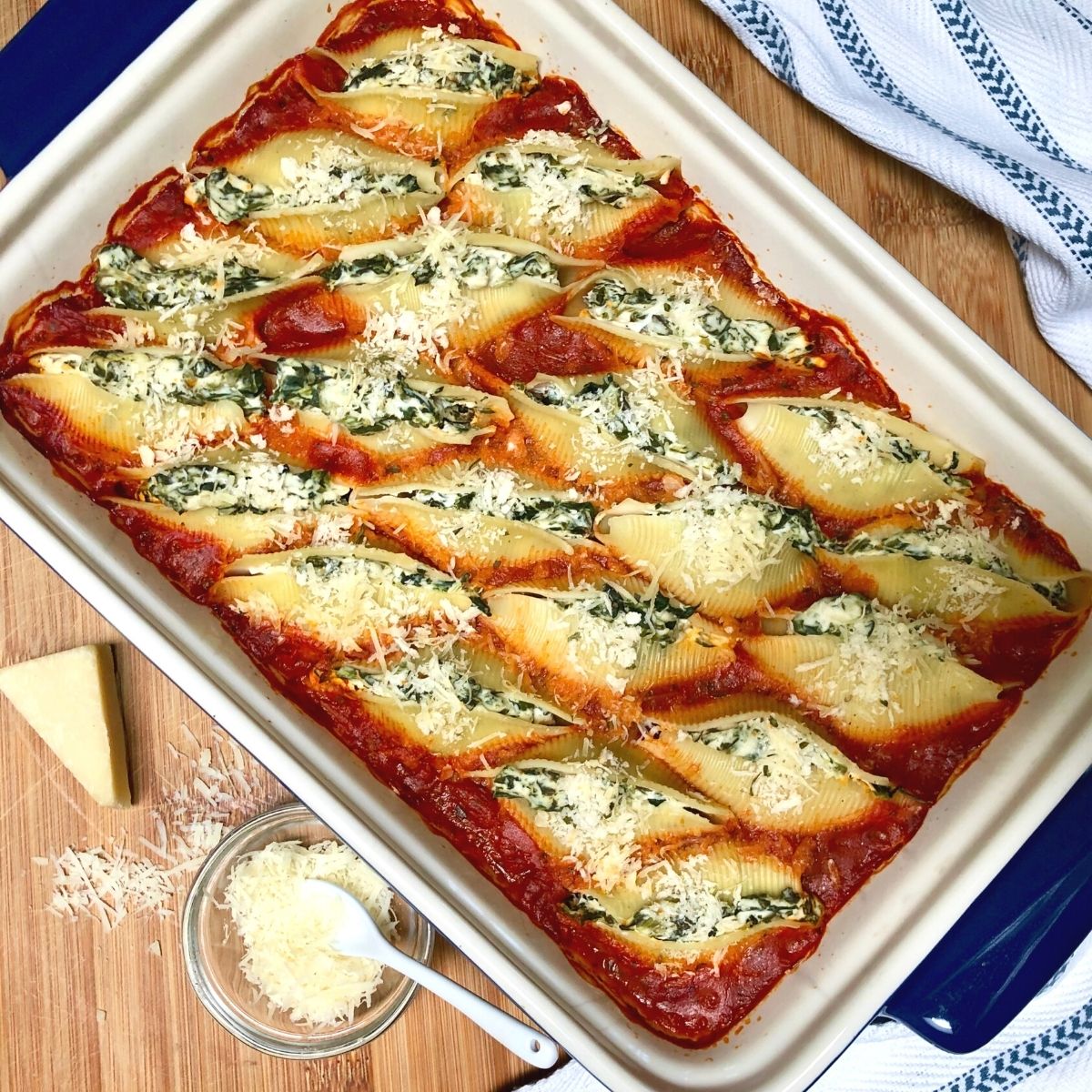 Vegan Stuffed Shells with Spinach and Cheese - The Carrot Underground🥕