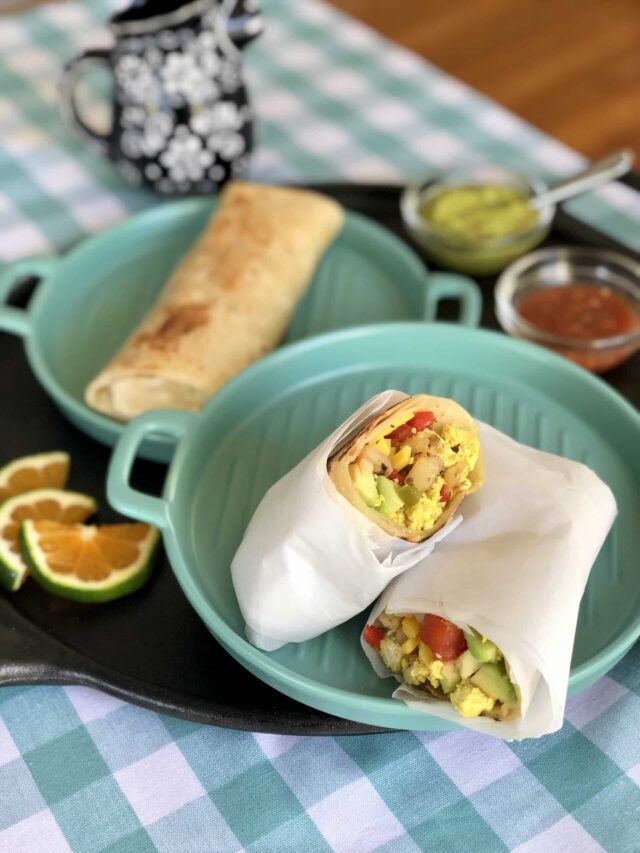 Vegan California Breakfast Burrito Story - The Carrot Underground🥕