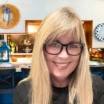 The vegan author Connie Edwards McGaughy inside her kitchen.